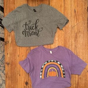 Bella Canvas Fall-Halloween (2 piece) T-Shirt Bundle